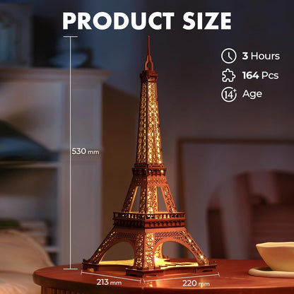 Eiffel Tower 3D Wooden Puzzle