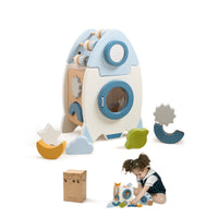 Montessori Wooden Rocket Busy Box – Educational Toy for Cognitive Development, Learning Toys for 1 and 2 Year Olds 5