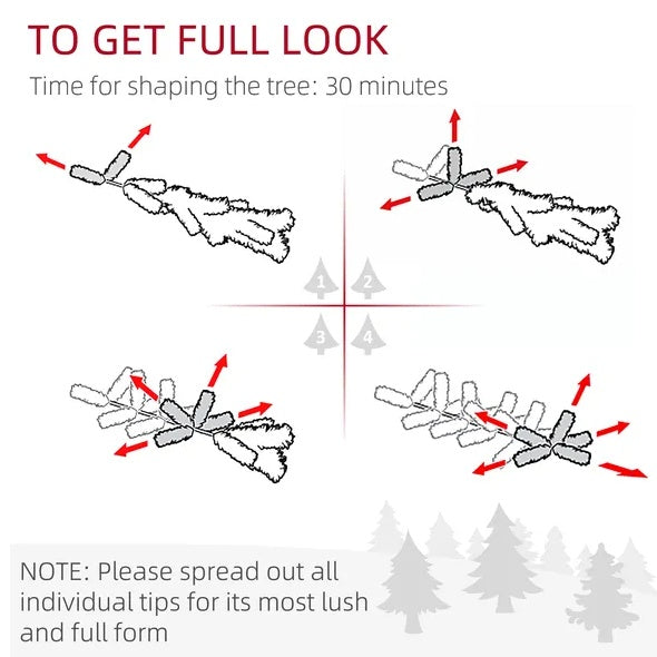 6 Foot Artificial Christmas Tree