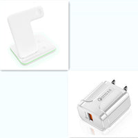 3-in-1 Wireless Charger Station for Phone, Watch, and Headset – Fast Charging Pad 7