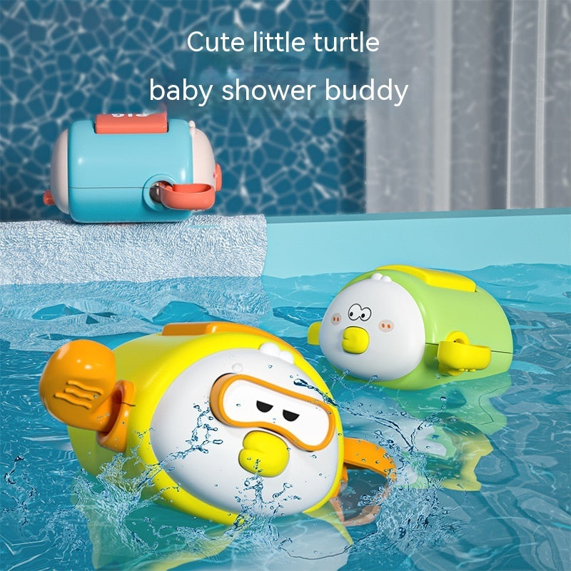 Colorful Cartoon Clockwork Bath Toys for Kids - Wind-Up Water Toys in Durable Plastic, Ideal for Small Hands 1