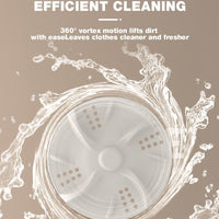 Portable Mini Washing Machine – USB Rechargeable Compact Washer for Travel, Camping, and Delicates Cleaning 2