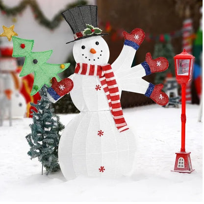 Lighted Snowman Decoration for Christmas