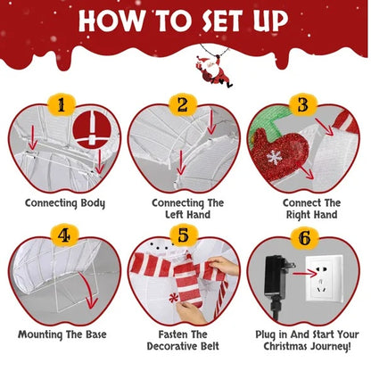 Lighted Snowman Decoration for Christmas