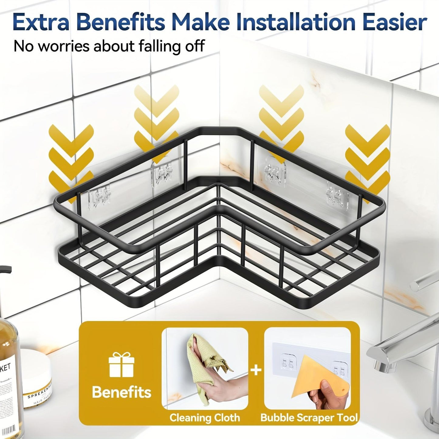 Corner Shower Storage Rack