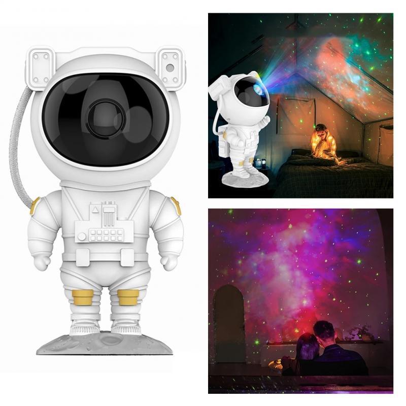 Creative Astronaut Galaxy Projector Nightlight with Adjustable Nebula Effects and Remote Control 2