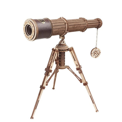 3D Wooden Puzzle Telescope Assembly Kit