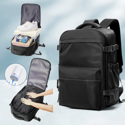 Ultimate Travel Compression Space Saving Backpack + FREE Vacuum Pump