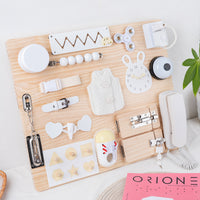 Montessori Busy Board Educational Toy for Babies 0-3 Years – Multifunctional Learning Toy for Fine Motor Skills Development 1