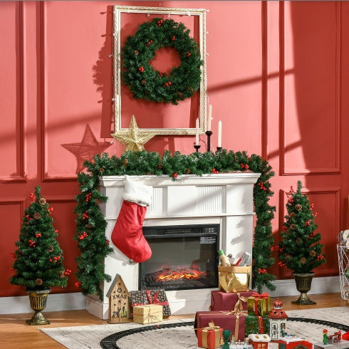 Pre-Lit Christmas 4-Piece Set
