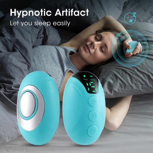 Hand-held Sleep Aid Device with Micro-current Technology for Anxiety Relief and Insomnia Therapy 1