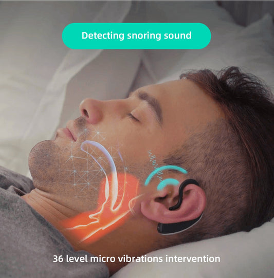 Bluetooth Anti-Snoring Device with Sleep Data Analysis and Adjustable Vibration – Sleep Aid Earset 1