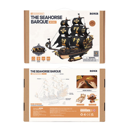 3D Wooden Ship Model Kit