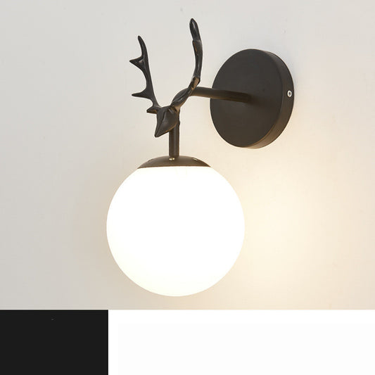 MOOSE- Modern Minimalist Creative Round Glass Wall Lamp