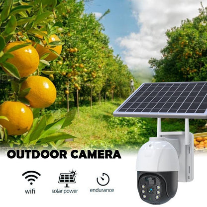 Solar-Powered Surveillance Camera