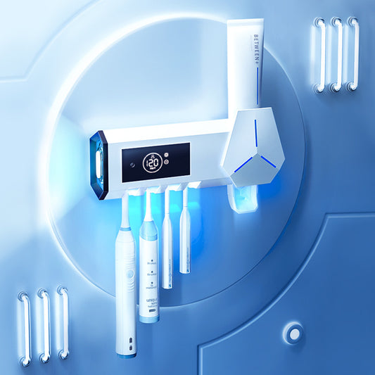 Ultraviolet Toothbrush Sanitizer with 99.9% Disinfection – Rechargeable UV Toothbrush Sterilizer, Quick 3-Minute Sterilization 1