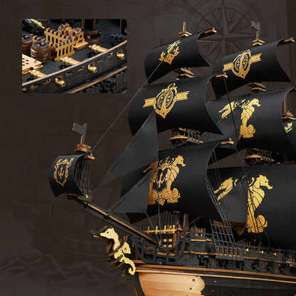3D Wooden Ship Model Kit