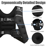 16 LB Weighted Vest for Fitness