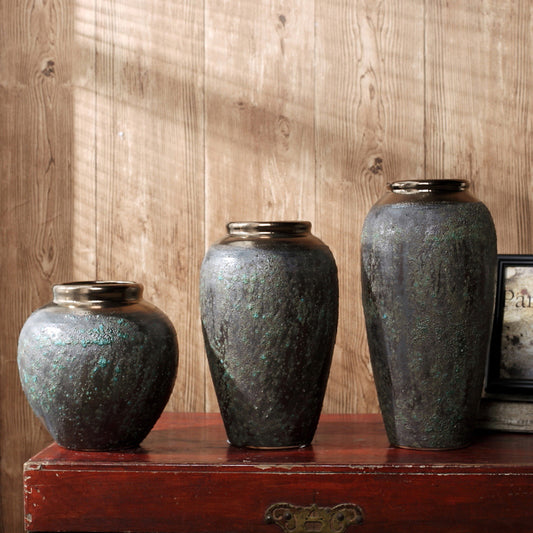 BRONZE- Minimalist Chinese Inspired Vase