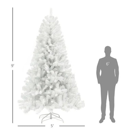 9ft Artificial White  Christmas Tree
