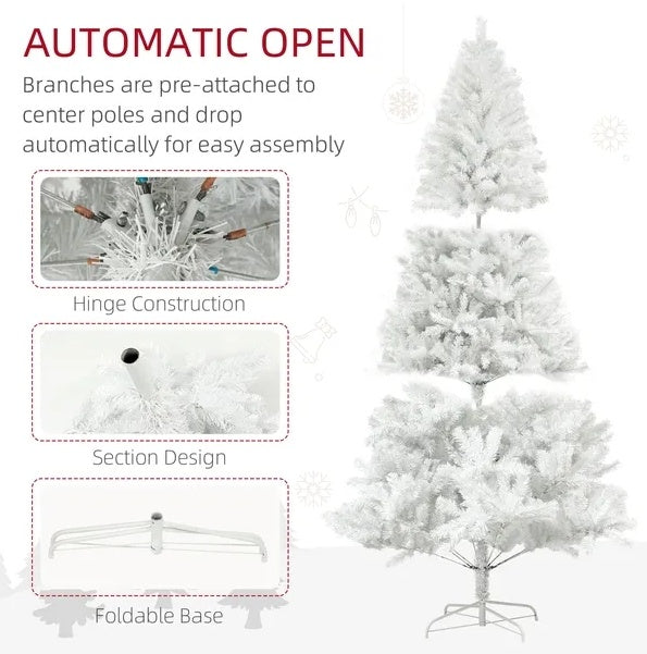 9ft Artificial White  Christmas Tree