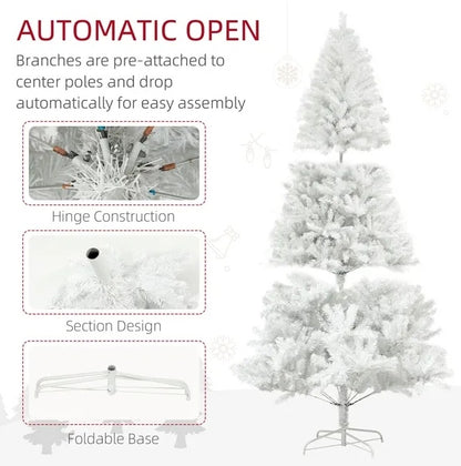 9ft Artificial White  Christmas Tree