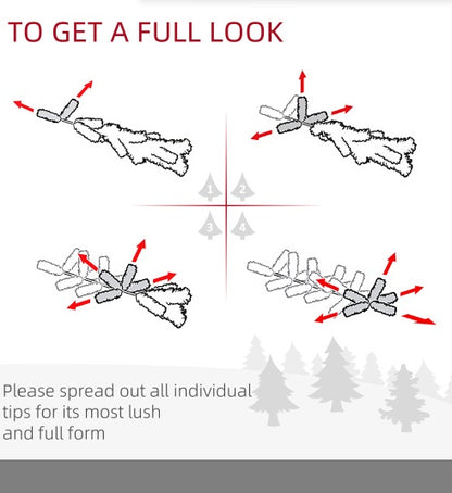 Pre-Lit Christmas 4-Piece Set