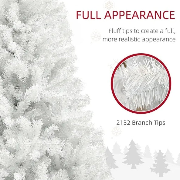 9ft Artificial White  Christmas Tree