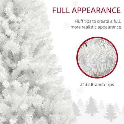9ft Artificial White  Christmas Tree
