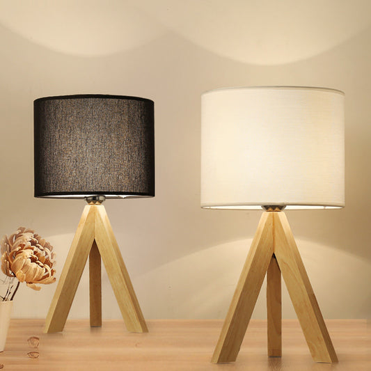 CANVAS - Rustic Wooden Table Lamp
