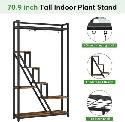 7-Tier Metal Plant Stand